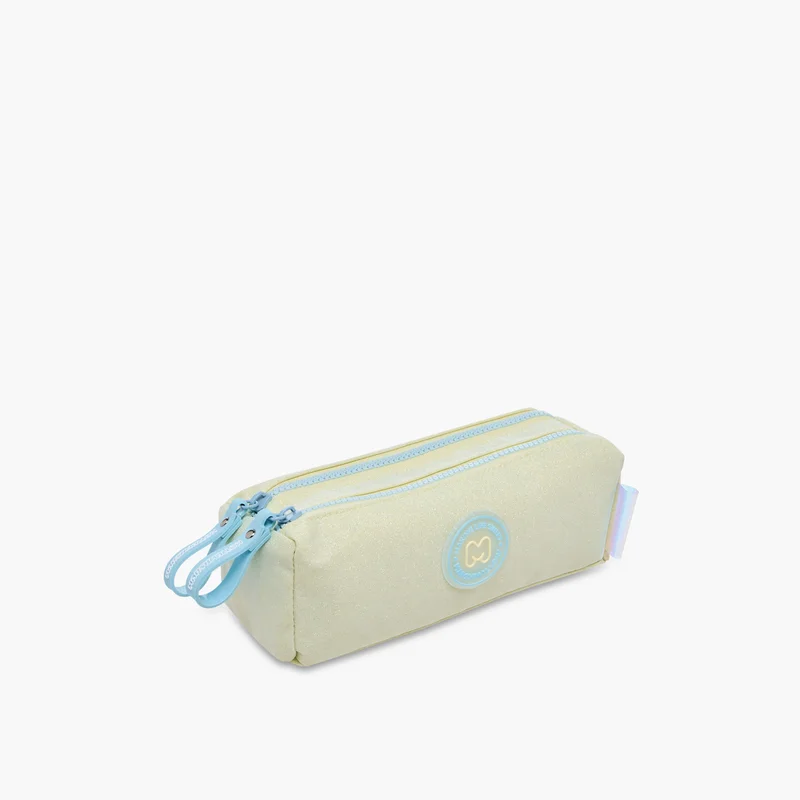 MARSHMALLOW Glittery Yellow Pencil Pouch for Kids